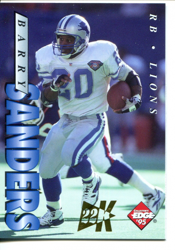 1995 Collector's Edge 22K Gold #69 Barry Sanders