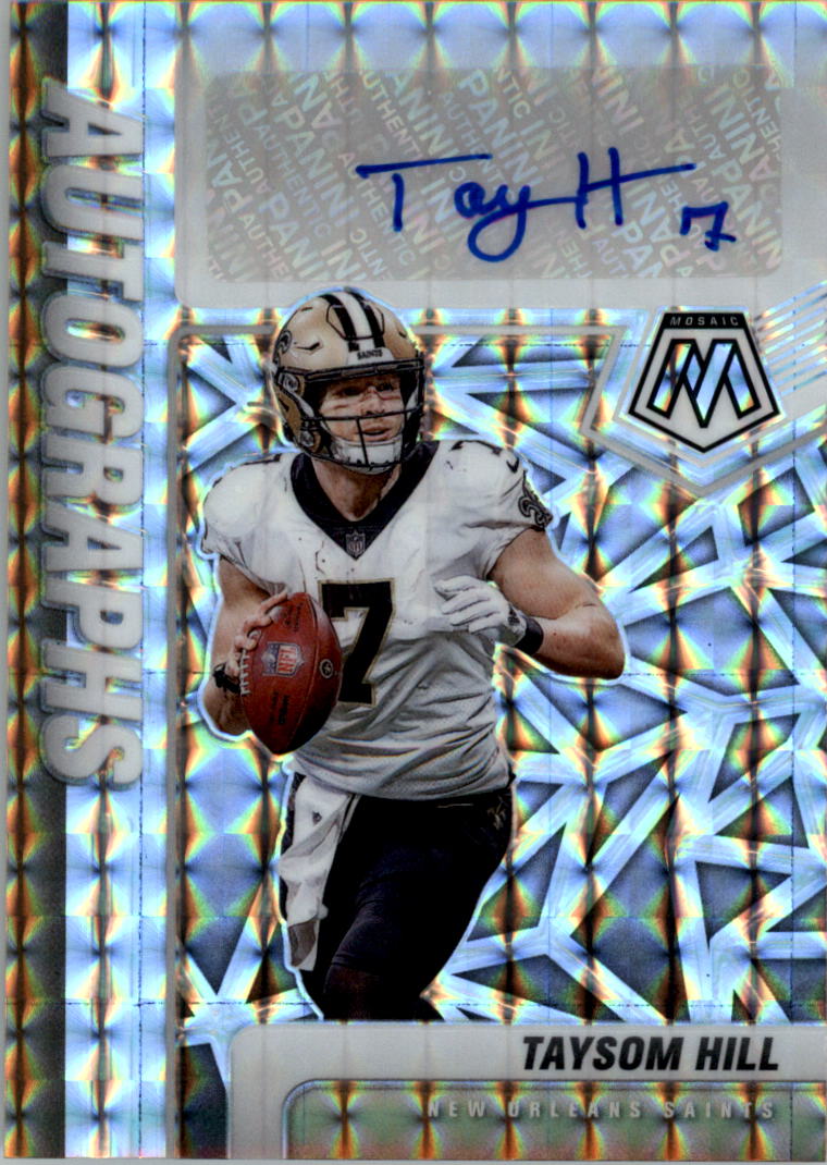 Panini Mosaic Autographs Mosaic Taysom Hill Nm Mt