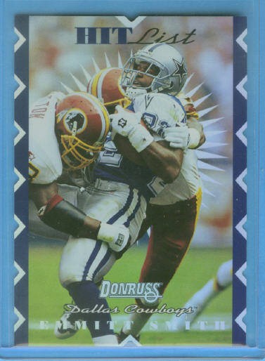 1996 Donruss Hit List #6 Emmitt Smith