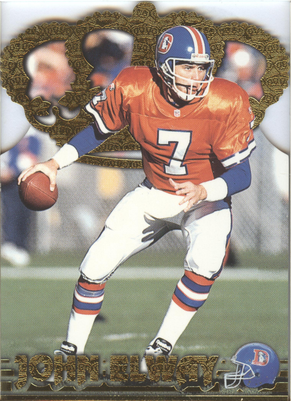 1996 Pacific Gold Crown Die Cuts #6 John Elway