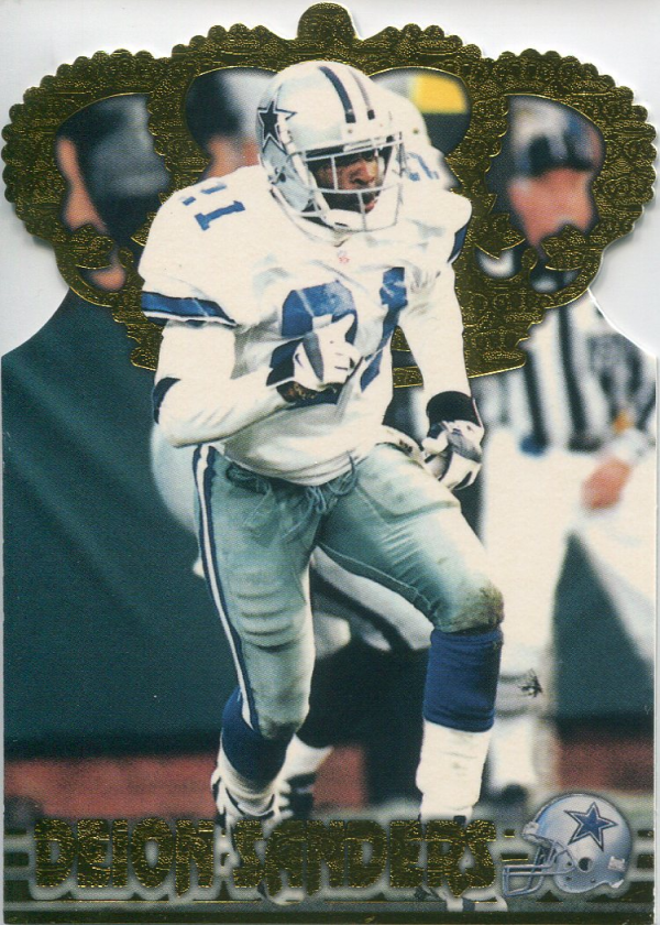 1996 Pacific Gold Crown Die Cuts #8 Deion Sanders
