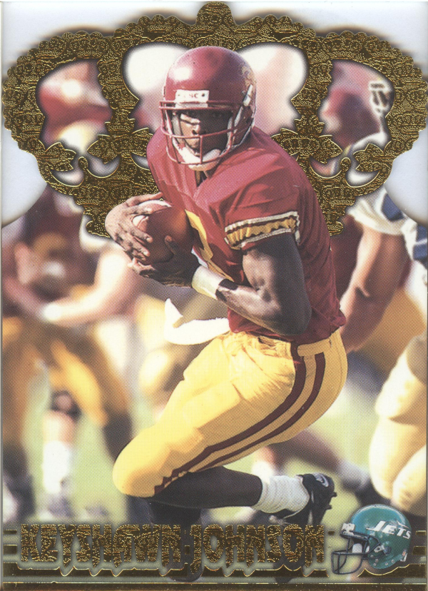 1996 Pacific Gold Crown Die Cuts #14 Keyshawn Johnson