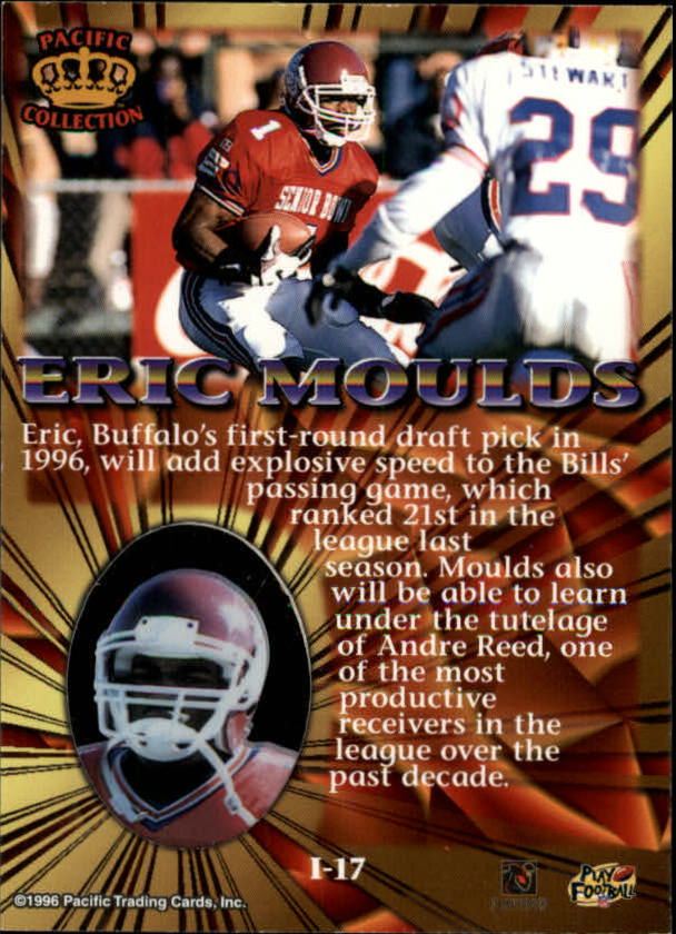 1996 Pacific Invincible Bronze 17 Eric Moulds NM MT