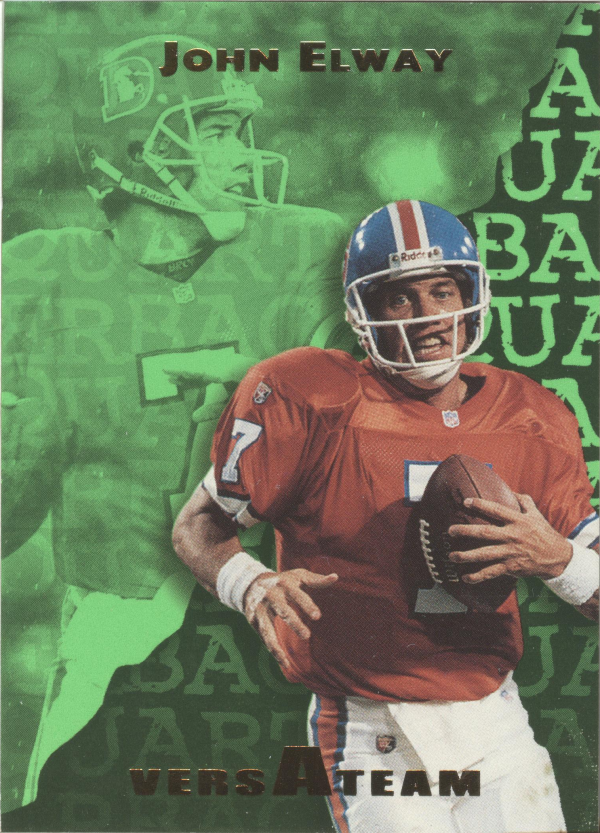 1996 SkyBox Impact VersaTeam #3 John Elway