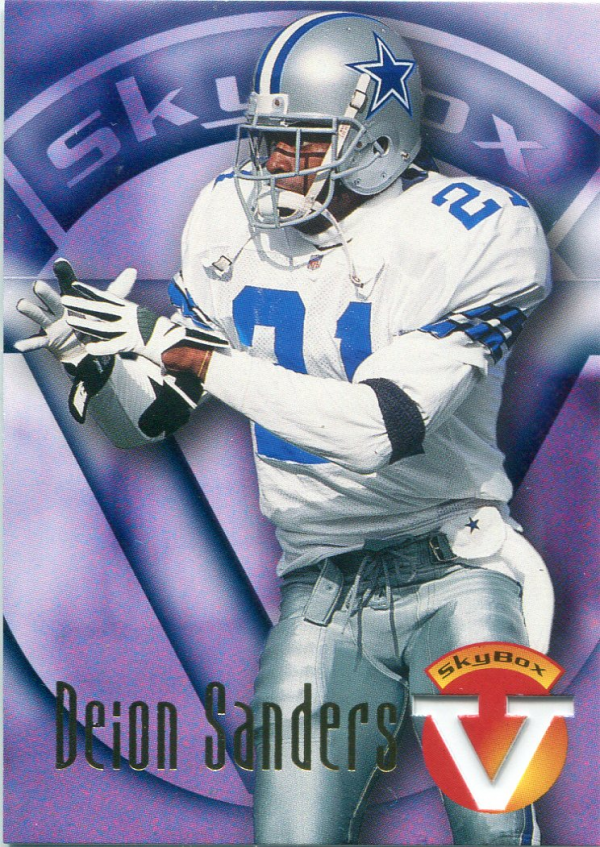1996 SkyBox Premium V #8 Deion Sanders
