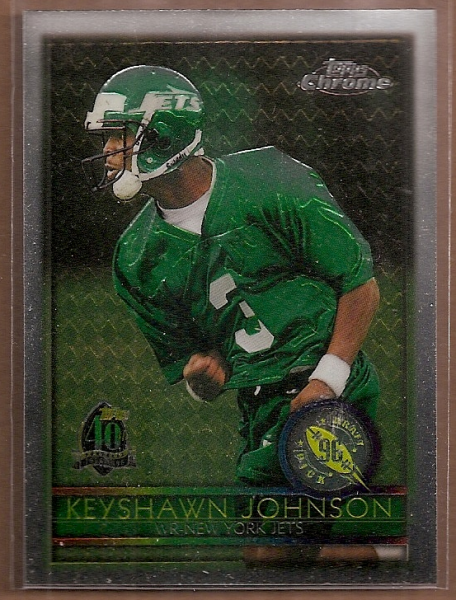 1996 Topps Chrome #159 Keyshawn Johnson RC