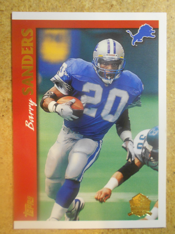 1997 Topps Minted in Canton #290 Barry Sanders