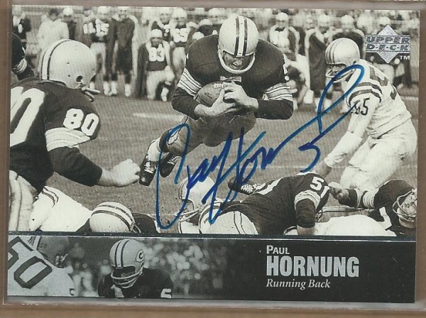 1997 Upper Deck Legends Autographs #AL40 Paul Hornung