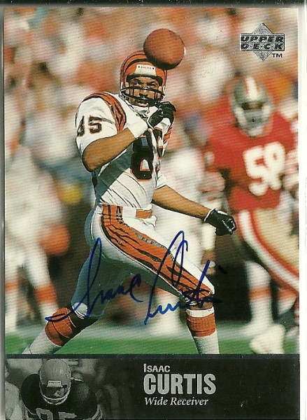 1997 Upper Deck Legends Autographs #AL94 Isaac Curtis