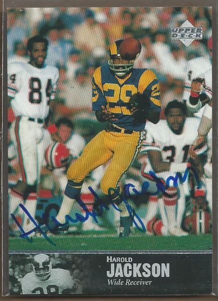 1997 Upper Deck Legends Autographs #AL118 Harold Jackson
