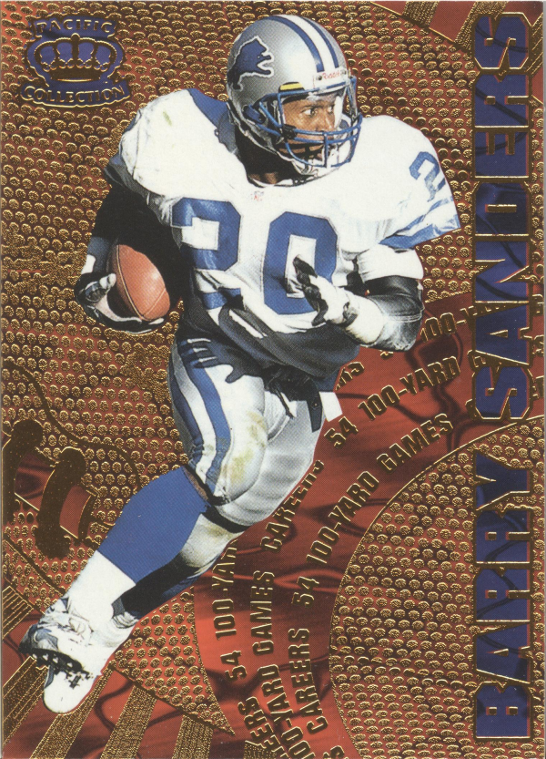 1997 Pacific Dynagon Careers #4 Barry Sanders