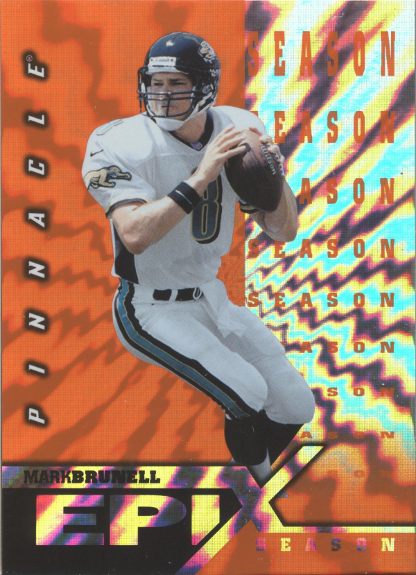 1997 Pinnacle Certified Epix #E13 M.Brunell SEASON