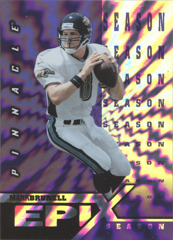 1997 Pinnacle Certified Epix Purple #E13 M.Brunell SEASON