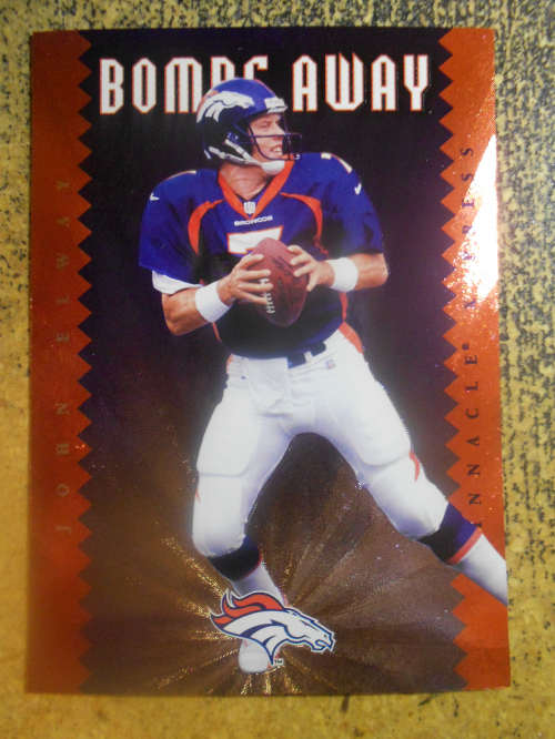 1997 Pinnacle X-Press Bombs Away #7 John Elway