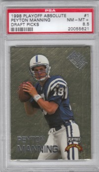 1998 Absolute Draft Picks #1 Peyton Manning front image