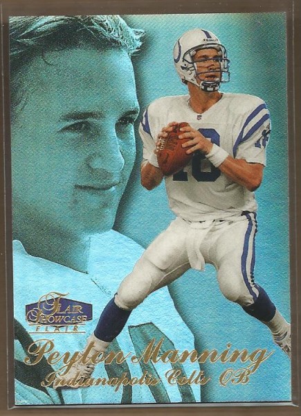 1998 Flair Showcase Row 3 #3 Peyton Manning RC