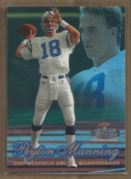 1998 Flair Showcase Row 2 #3 Peyton Manning