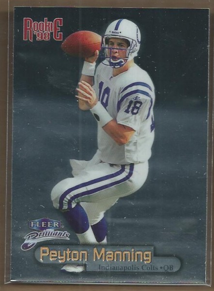 1998 Fleer Brilliants #120 Peyton Manning RC