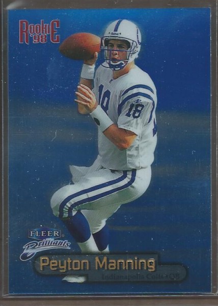 1998 Fleer Brilliants Blue #120 Peyton Manning