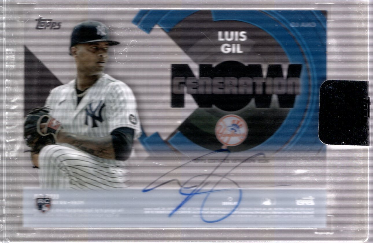 Topps Clearly Authentic Generation Now Autographs Gnalg Luis Gil