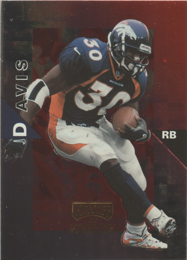 1998 Playoff Momentum Hobby Red #73 Terrell Davis