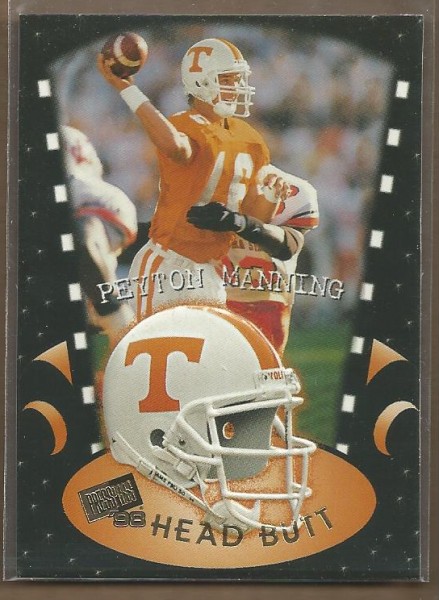 1998 Press Pass Head Butt #HB1 Peyton Manning