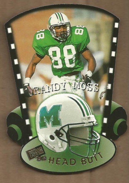 1998 Press Pass Head Butt Die Cuts #HB7 Randy Moss