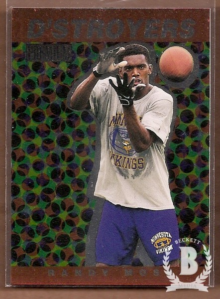 1998 SkyBox Premium D'stroyers #4D Randy Moss