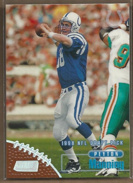1998 Stadium Club #195 Peyton Manning RC