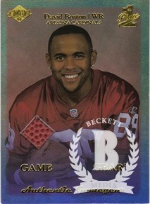 1999 Collector's Edge First Place Rookie Game Gear #RG10 David Boston
