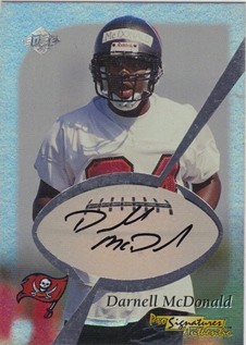 1999 Collector's Edge Odyssey Pro Signature Authentics #15 Darnell McDonald/2435