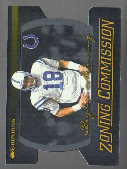 1999 Donruss Zoning Commission #4 Peyton Manning