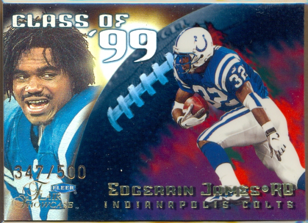 1999 Flair Showcase Class of '99 #7 Edgerrin James