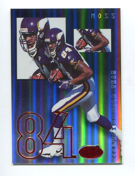 1999 Leaf Certified Gold Team Mirror Black #1 Randy Moss