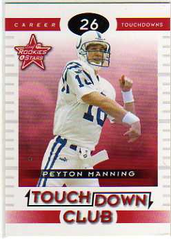 1999 Leaf Rookies and Stars Touchdown Club #TC7 Peyton Manning
