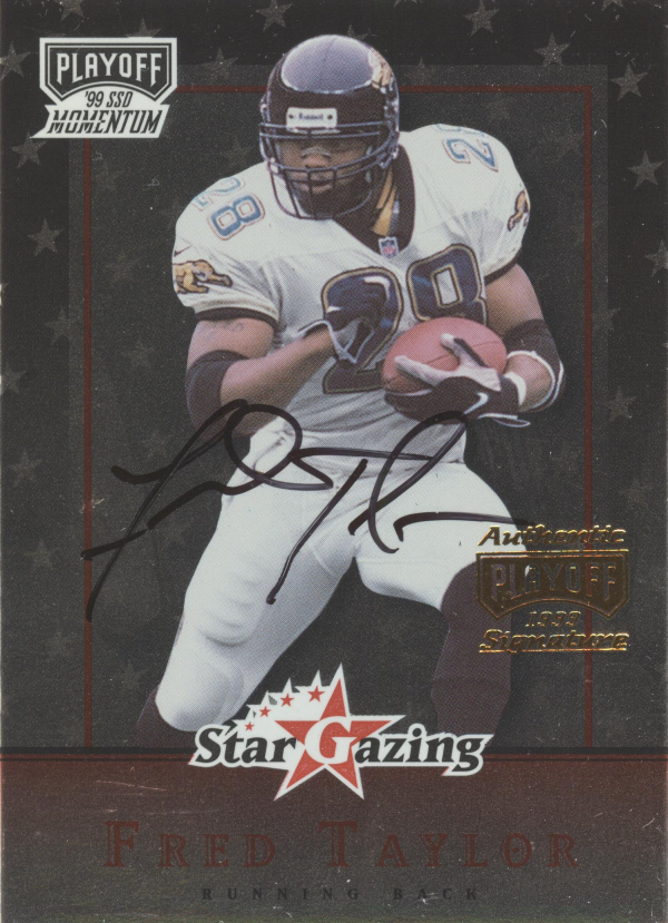1999 Playoff Momentum SSD Star Gazing #SG7 Fred Taylor AU