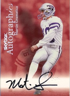 1999 SkyBox Premium Autographics #33 Martin Gramatica/EX/MM/MU/S