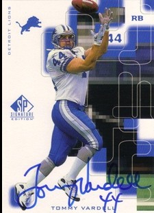 1999 SP Signature Autographs #TV Tommy Vardell