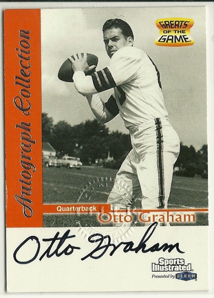 1999 Sports Illustrated Autographs #8 Otto Graham