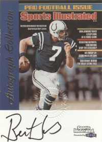 1999 Sports Illustrated Autographs #13 Bert Jones front image