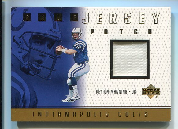 1999 Upper Deck Game Jersey Patch #PMP Peyton Manning