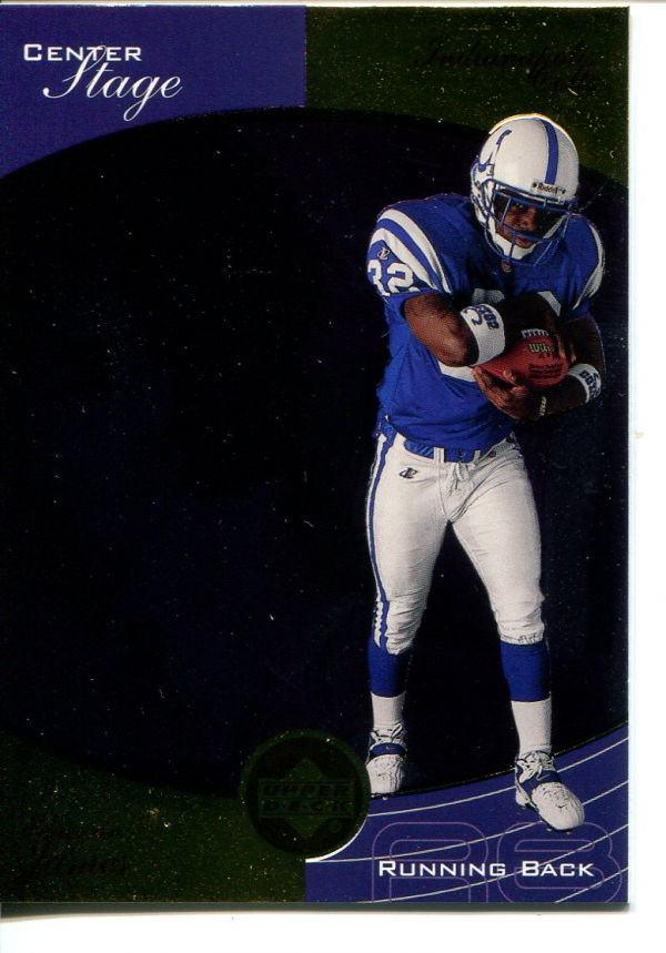 1999 Upper Deck Ovation Center Stage #CS24 Edgerrin James