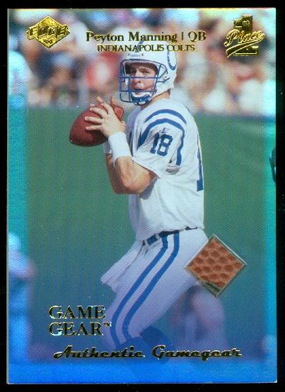 1999 Collector's Edge First Place Peyton Manning Game Gear Promos #PM1 Peyton Manning