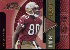 2000 Absolute Leather and Laces #JR80A Jerry Rice/350