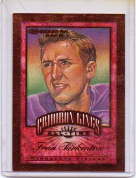 2000 Donruss All-Time Gridiron Kings #3 Fran Tarkenton