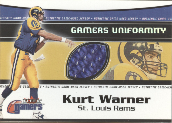 2000 Fleer Gamers Uniformity #33 Kurt Warner