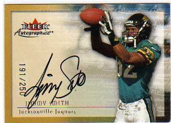 2000 Fleer Tradition Autographics Silver #137 Jimmy Smith