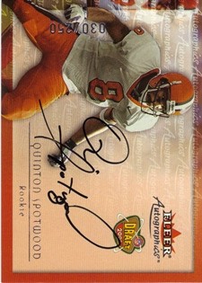 2000 Fleer Tradition Autographics Silver #140 Quinton Spotwood