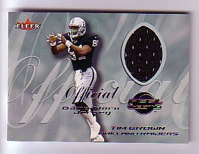 2000 Fleer Tradition Feel the Game #7 Tim Brown