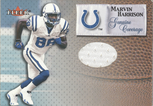 2000 Fleer Tradition Genuine Coverage #19 Marvin Harrison